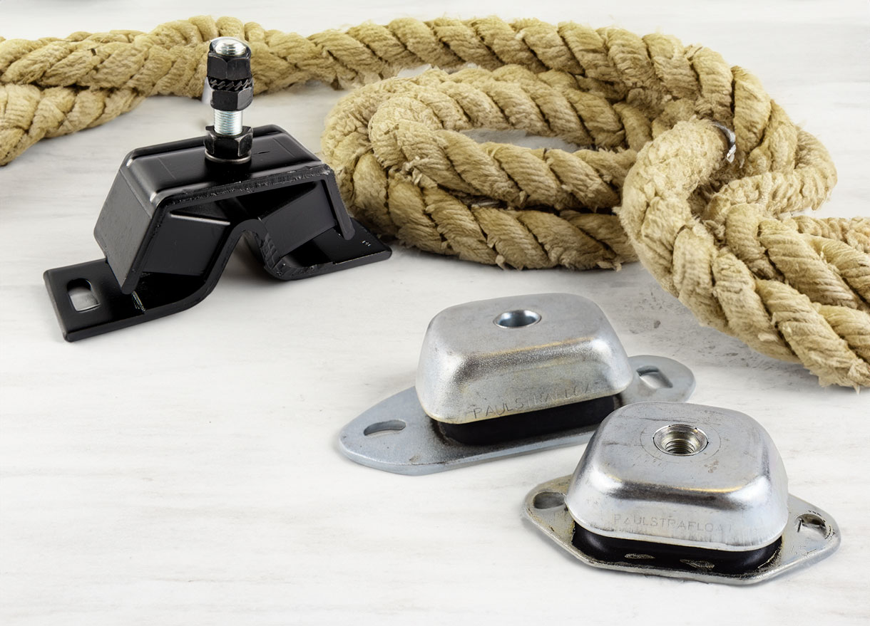 Supports marin Paulstra pour applications antivibratoires